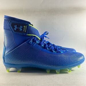 NEW Under Armour Highlight MC Men’s Football Cleats Blue Size 12 3023716-405